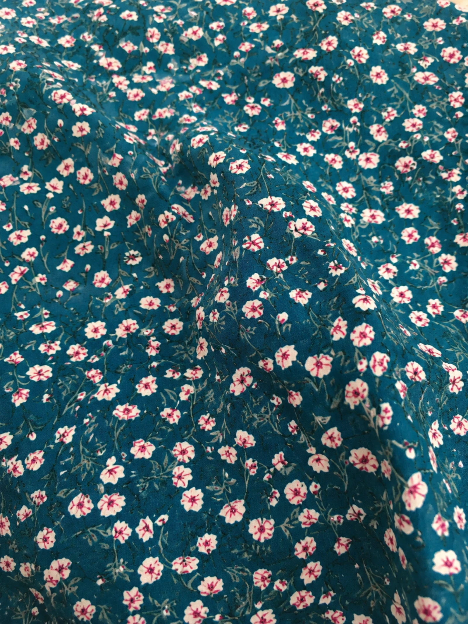 Green Floral Dress size S 14 years 👒 – photo 4